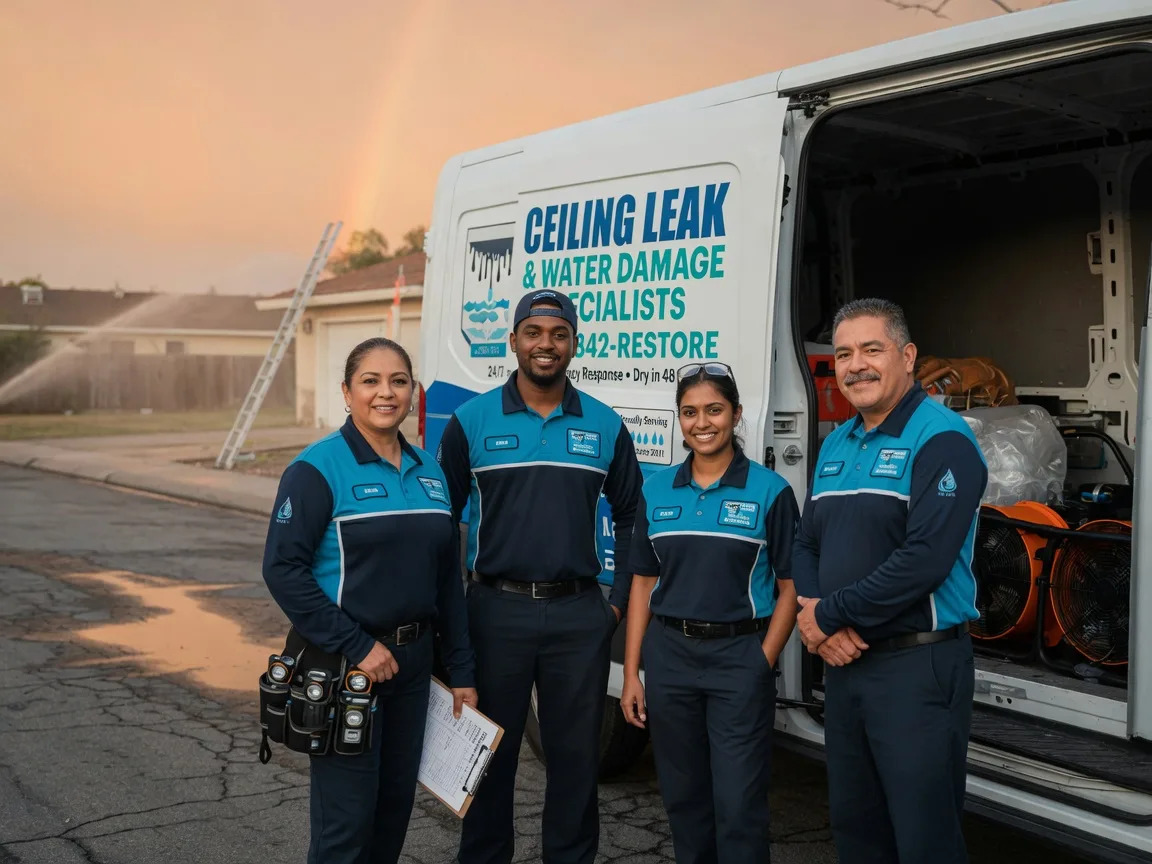 Ceiling Leak Cleanup company in Greensboro, VT